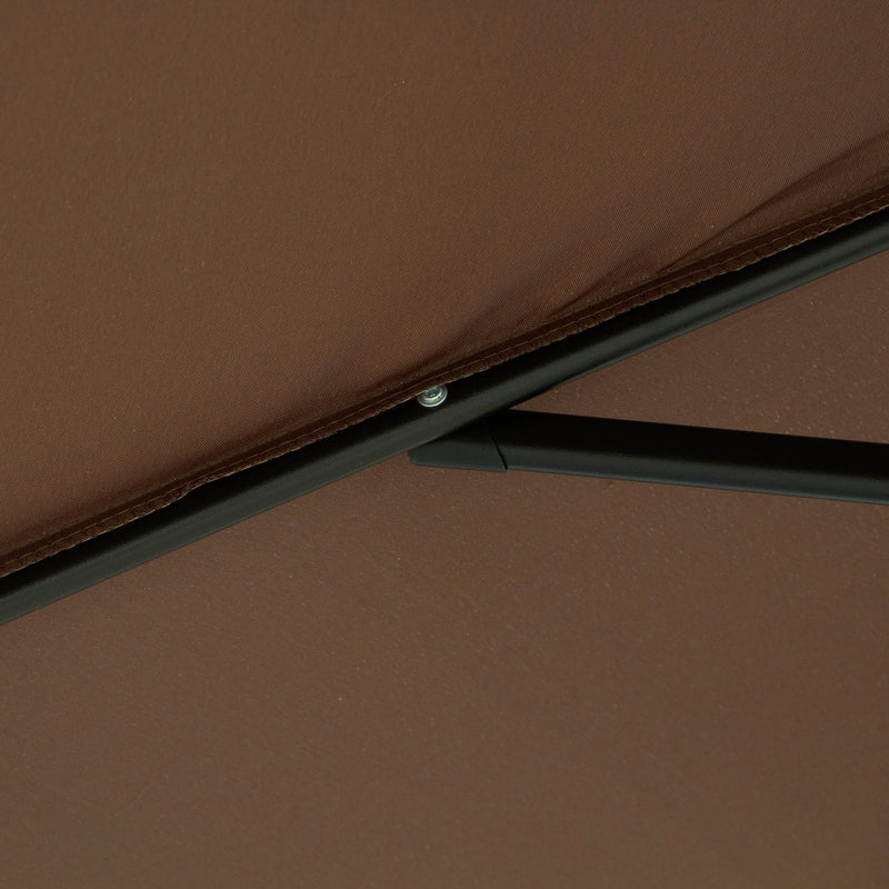 Outsunny 3(M) Tilting Parasol Garden Umbrellas
