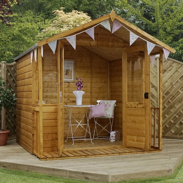 Mercia Bournemouth 7' 3" x 7' 3" Apex Summerhouse - Premium Dip Treated Shiplap